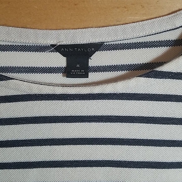 Ann Taylor Striped Blouse - Picture 3 of 4